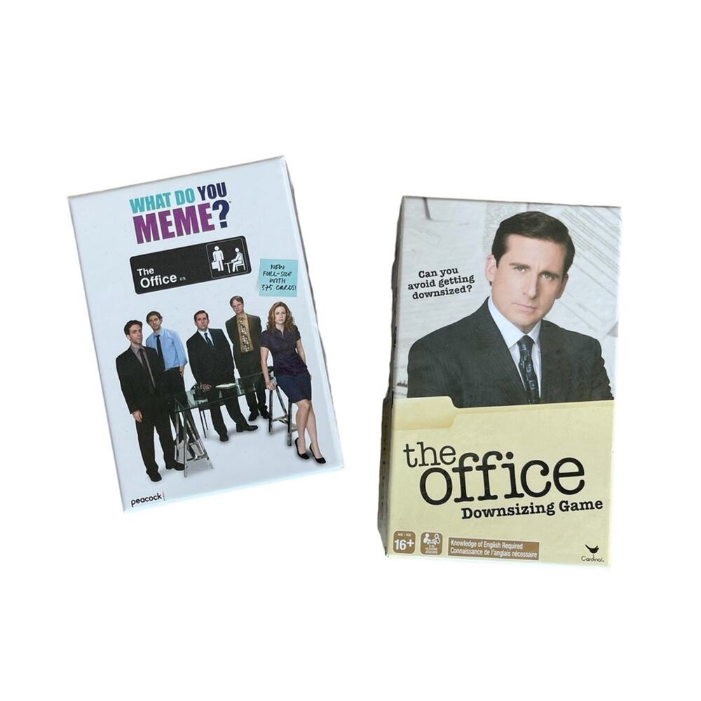 THE OFFICE Downsizing Game and What Do You Meme Game